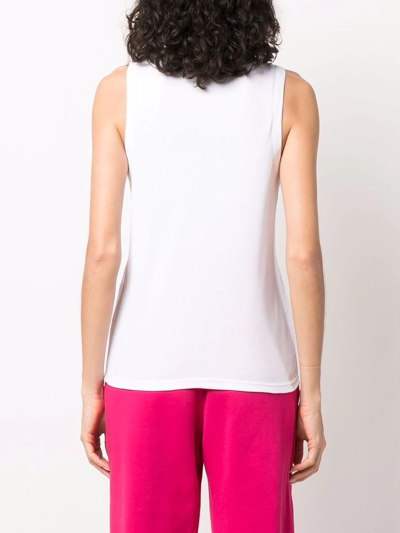 Philipp Plein Pineapple Tank Top In White