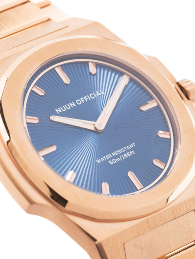 Nuun Official Montre Slim 38mm In Blau