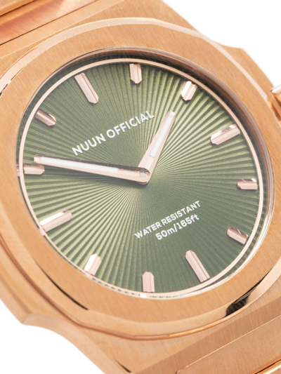 Shop Nuun Official Montre Slim 38mm In Grün