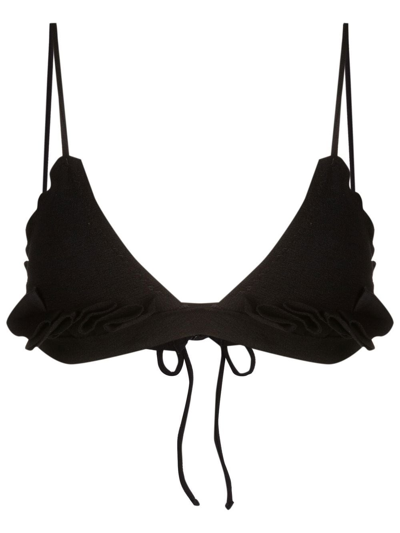 Shop Clube Bossa Winni Bikini Top In Black