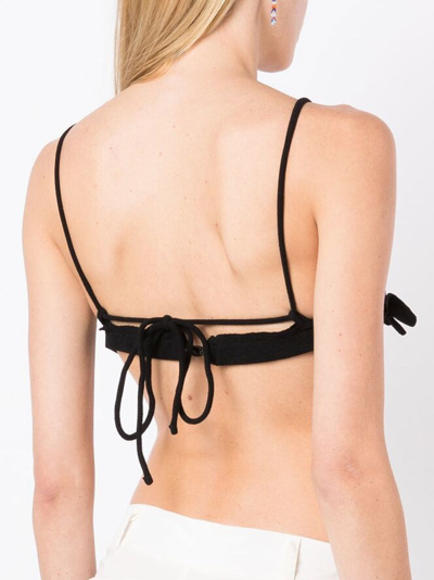 Shop Clube Bossa Winni Bikini Top In Black