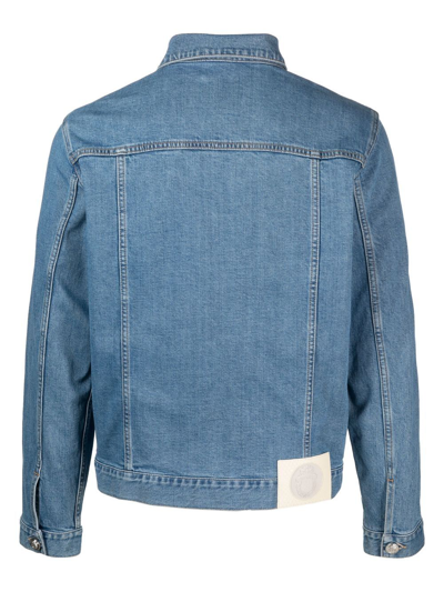 Billionaire Institutional Denim-jacket In Blue