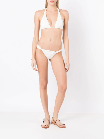 Shop Clube Bossa Halterneck Bikini Top In White