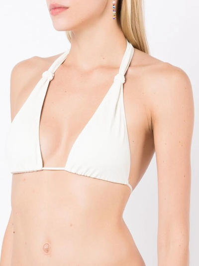 Shop Clube Bossa Halterneck Bikini Top In White