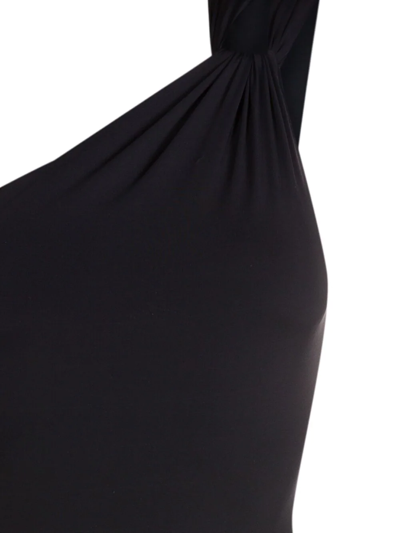Shop Clube Bossa One-shoulder Swimsuit In Black