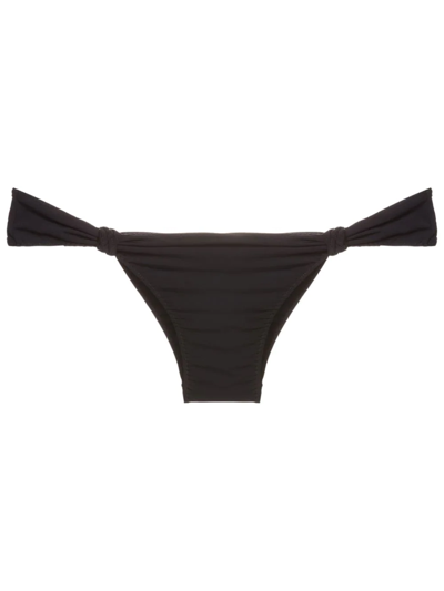 Shop Clube Bossa Knot Detailing Bikini Bottoms In Black