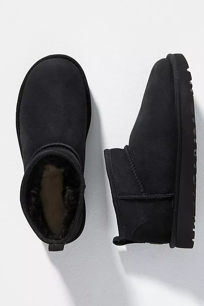 Shop Ugg Classic Ultra Mini Boots In Black