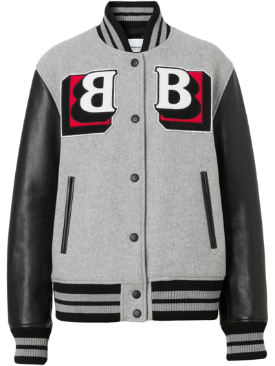 Burberry letterman jacket clearance