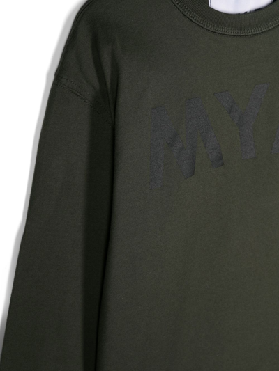 Shop Myar Logo-print Detail T-shirt In Grün