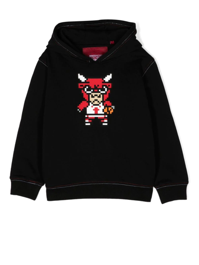 Shop Mostly Heard Rarely Seen 8-bit Chicago Print Hoodie In Schwarz