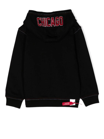 Shop Mostly Heard Rarely Seen 8-bit Chicago Print Hoodie In Schwarz