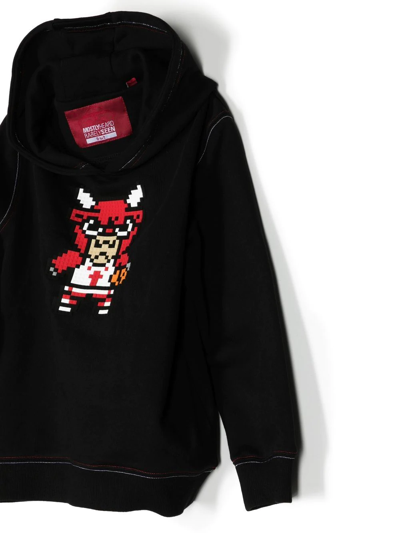 Shop Mostly Heard Rarely Seen 8-bit Chicago Print Hoodie In Schwarz