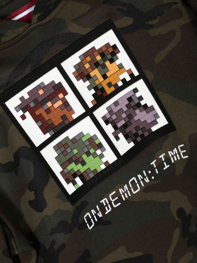 Mostly Heard Rarely Seen 8-bit On Demon Time Hoodie In Grün