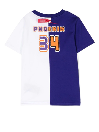 Mostly Heard Rarely Seen 8-bit Mini Pheonix Split T-shirt In Weiss