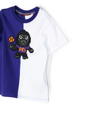Mostly Heard Rarely Seen 8-bit Mini Pheonix Split T-shirt In Weiss