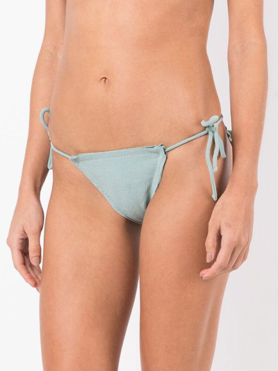 Clube Bossa Malgosia Side Tie Bikini Bottoms In Blue