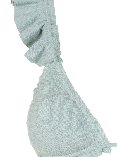 Clube Bossa Laven Triangle Bikini Top In Blue