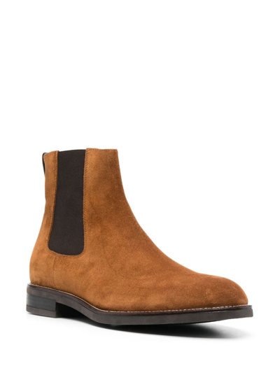 Shop Paul Smith Suede Ankle Boots In Braun