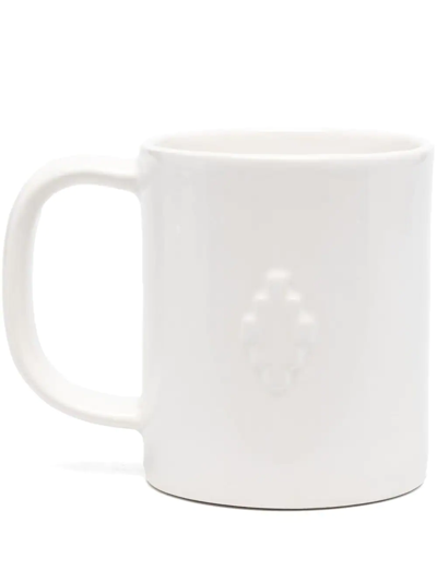 Shop Marcelo Burlon County Of Milan Cross Porcelain Mug In Weiss