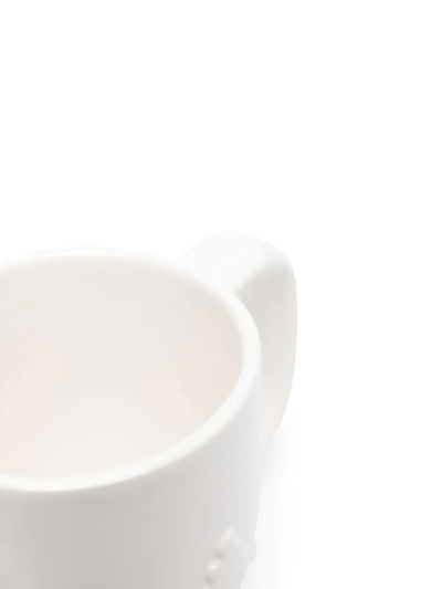 Marcelo Burlon County Of Milan Cross Porcelain Mug In Weiss