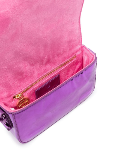 Shop Chiara Ferragni Eye-motif Shoulder Bag In Violett