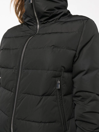 Shop Max & Moi Quilted Short Down Jacket In Schwarz