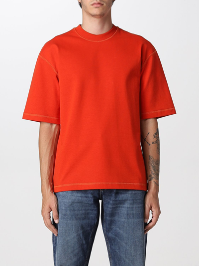 Shop Bottega Veneta Basic T-shirt In Red