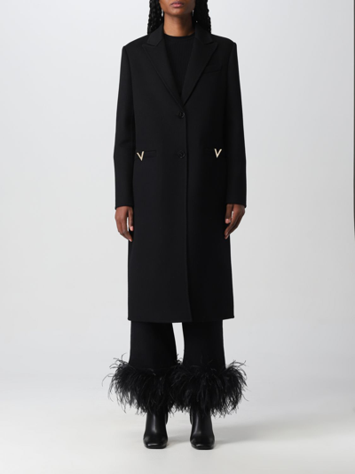 Shop Valentino Coat  Woman In Black