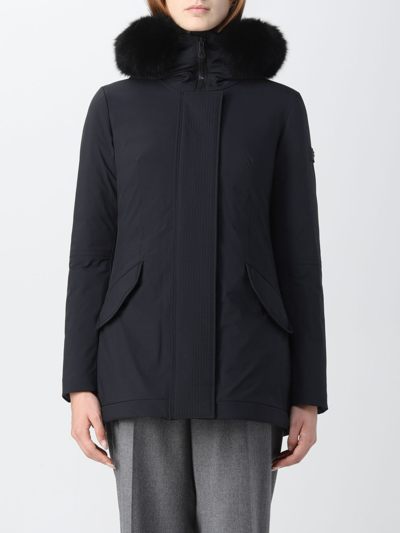 Peuterey Coat  Woman Color Black In Black