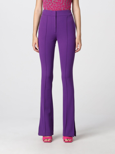 Shop Genny Pants  Woman Color Violet