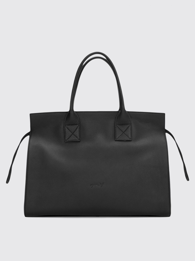 Shop Marsèll Curva Medium Bag In Leather In Black