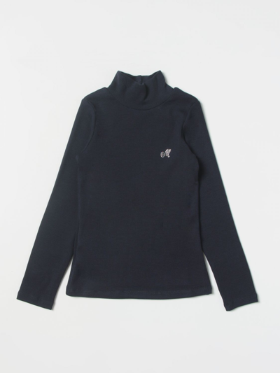 Shop Monnalisa Cotton Sweater In Blue