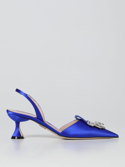 Shop Rodo High Heel Shoes  Woman Color Royal Blue