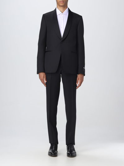 Shop Zegna Suit  Men Color Black