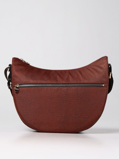 Shop Borbonese Shoulder Bag  Woman Color Brick Red