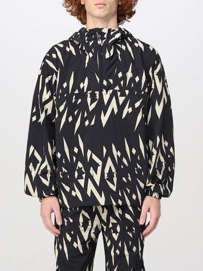 Fred Perry Printed Track Jacket In Black | ModeSens