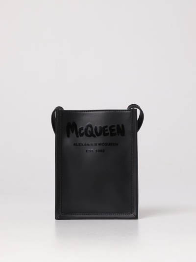 斜挎包 ALEXANDER MCQUEEN 男士 颜色 黑色