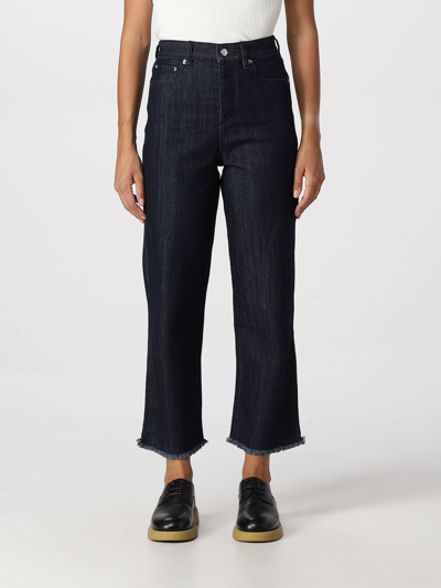 MICHAEL Michael Kors Denim Cropped Sailor Jeans in Blue