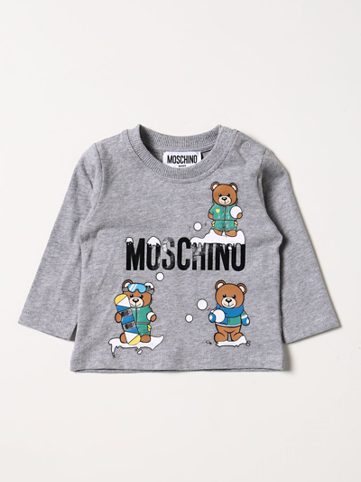 Shop Moschino Baby Sweater  Kids Color Grey