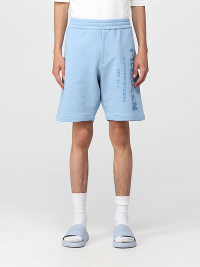 Shop Alexander Mcqueen Short  Men In Blue