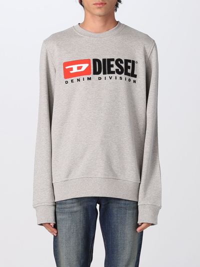 Shop Diesel Sweatshirt  Men Color Grey