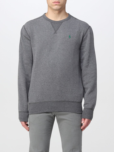 Shop Polo Ralph Lauren Sweatshirt  Men Color Grey