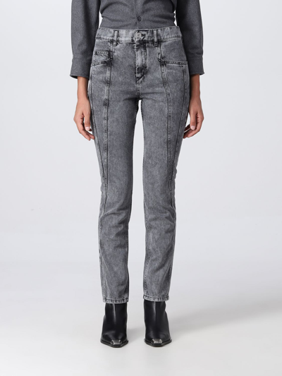 Isabel Marant Jeans  Woman Color Grey In Grey