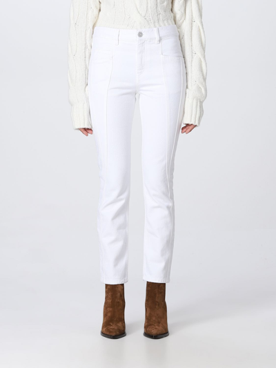 Shop Isabel Marant Jeans  Woman Color White