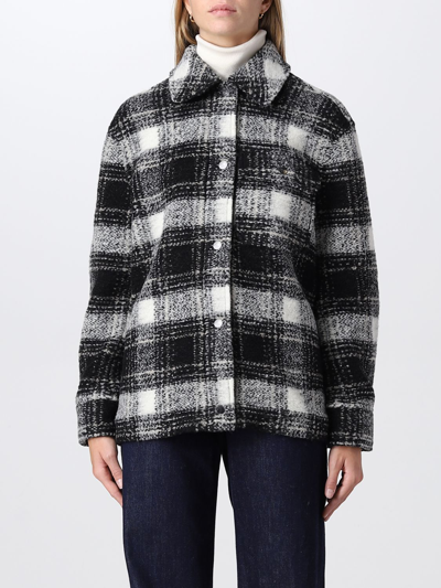 Woolrich Gentry Check-print Bomber Jacket In Black | ModeSens