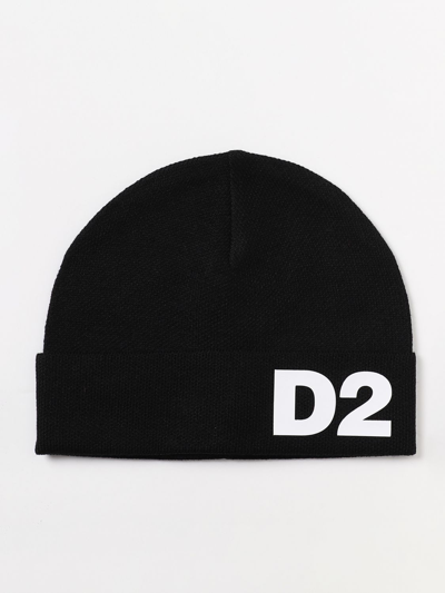 Shop Dsquared2 Junior Hat  Kids In Black