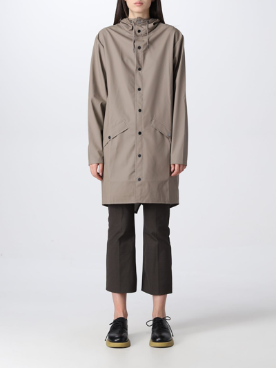 Shop Rains Coat  Woman In Mouse Grey