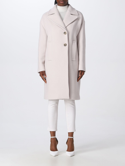 Shop Pinko Coat  Woman Color White