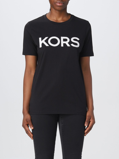 Shop Michael Kors T-shirt  Woman Color Black