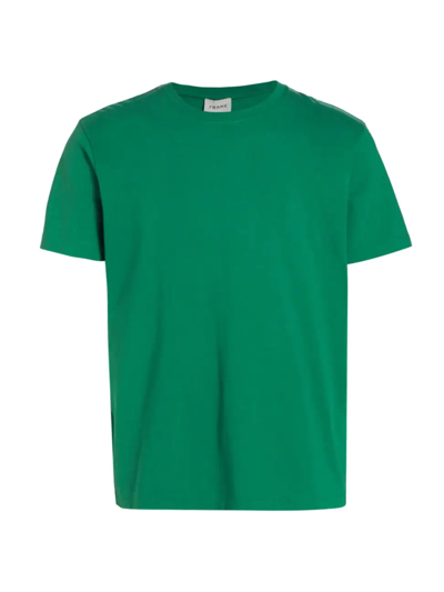 Shop Frame Men's Short-sleeve Logo Cotton T-shirt In Dress Green